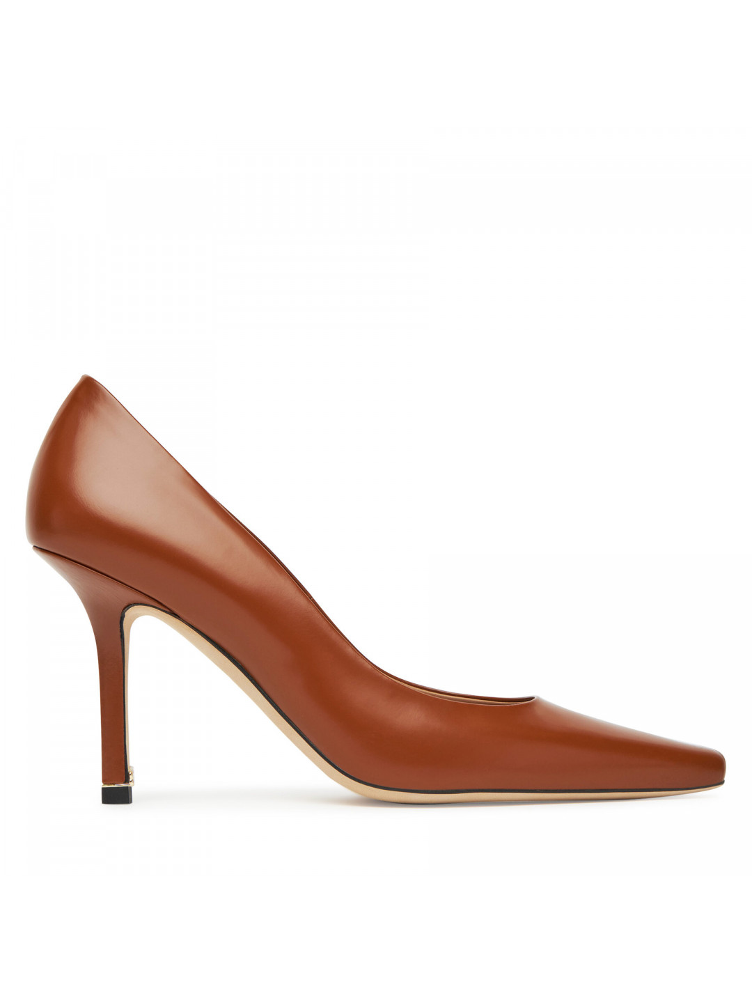 Lodičky BOSS Charlize 50548509 Hnědá